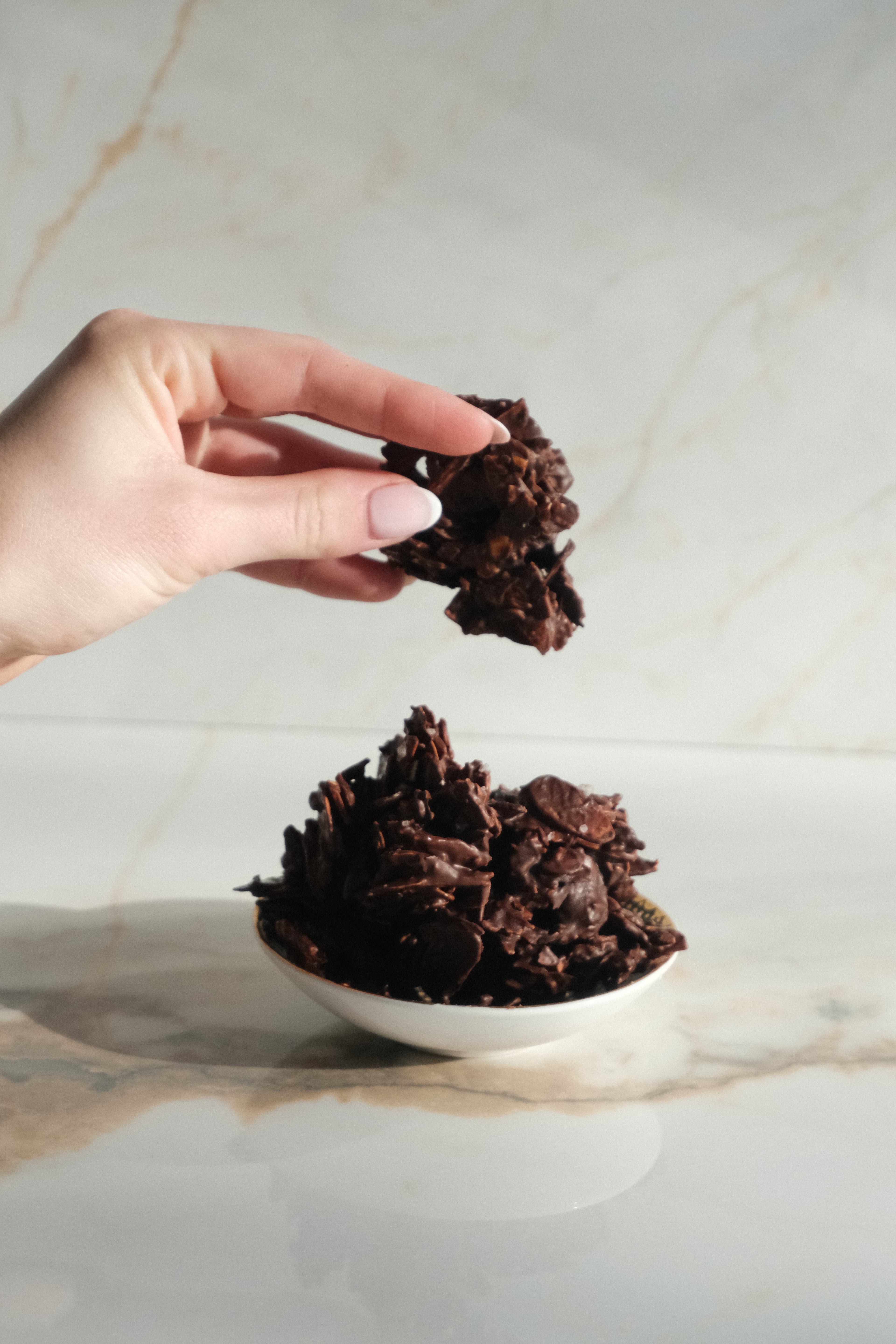 Almond Noir Clusters